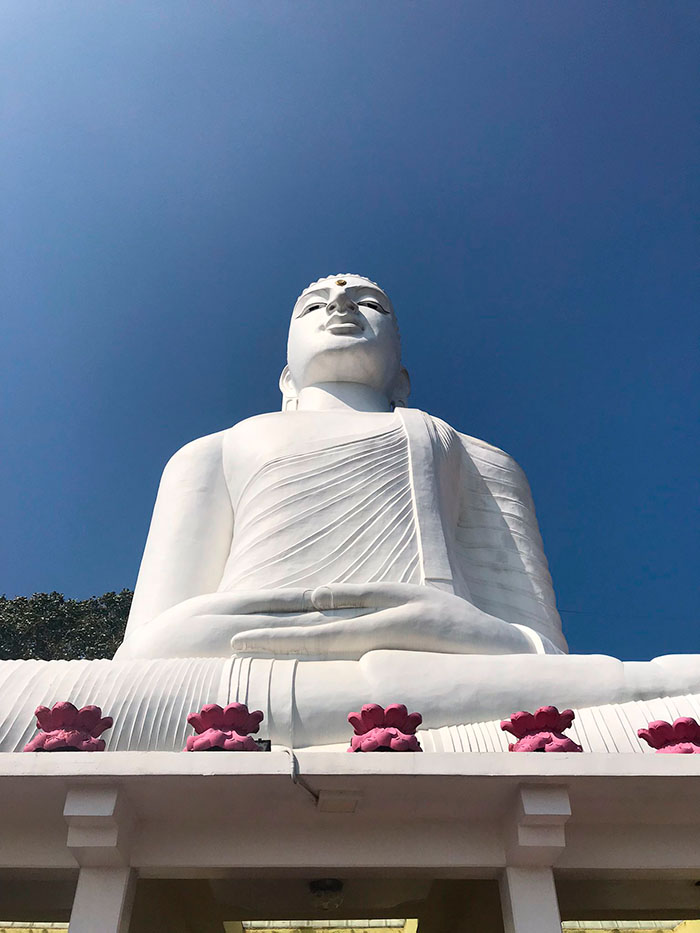 Estatua de Buda en Sri Lanka